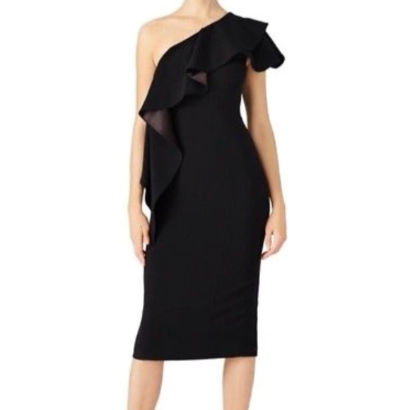 jay godfrey one shoulder dress
